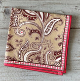 Kashmir Bronze Sheeting Napkins