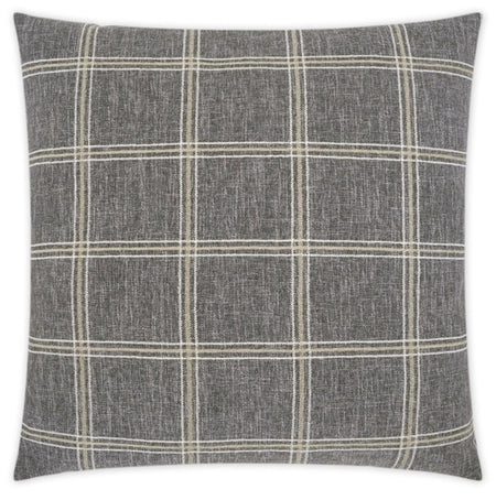 Boho Striped Fringe Pillow