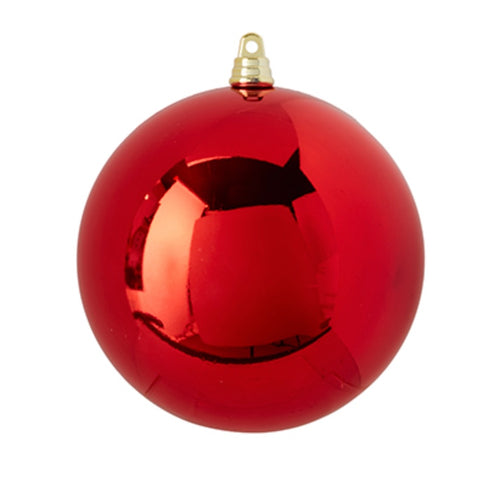 Red Plastic Ball Ornament