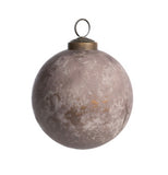Amethyst Matte Glass Ball Ornament