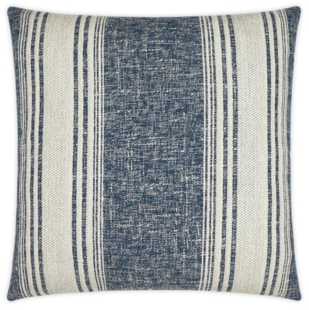 Boho Striped Fringe Pillow