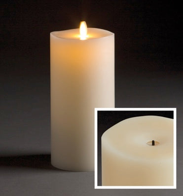 LIGHTLi Wick-to-Flame LED Candle - 3.8" x 8.6"