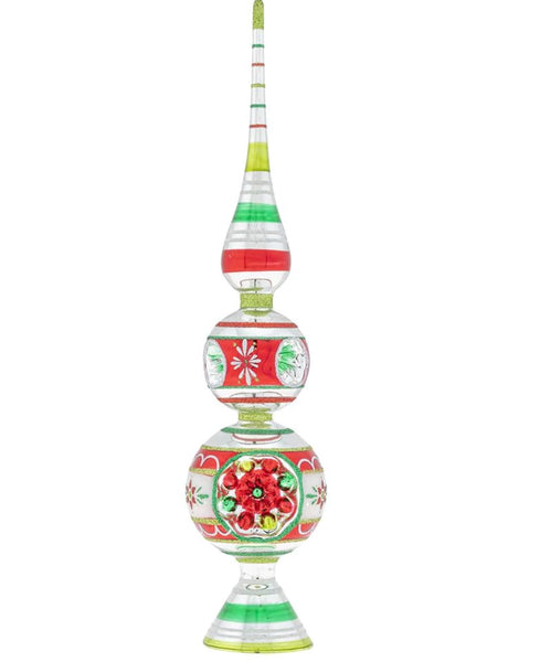 Shiny Brite - Holiday Splendor 13" Finial Stand w/Reflectors