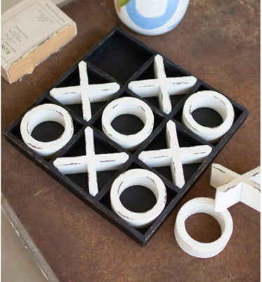 Wooden Tic Tac Toe Game