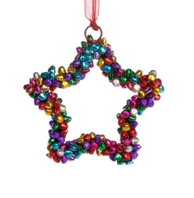 Star Shaped Jingle Bell Ornament