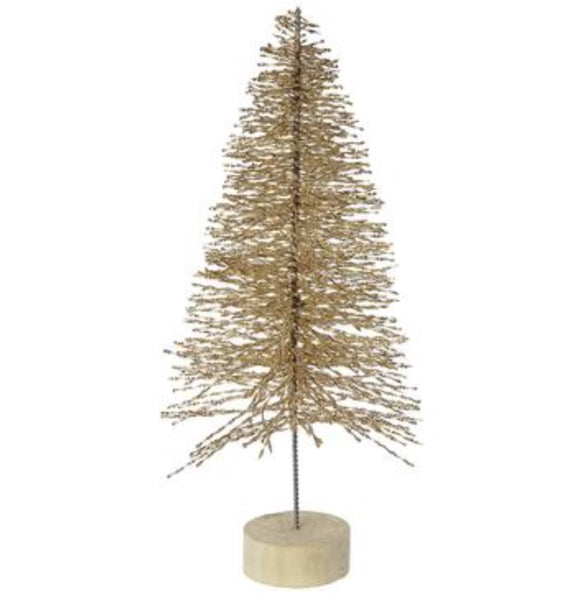 Gold Twisty Table Top Trees