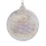 Silver Mercury Iridescent Glass Ball Ornament