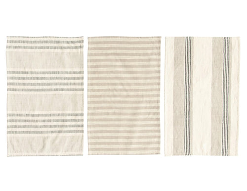 Striped Cotton Dishtowel Set