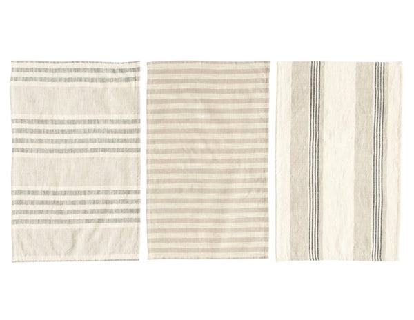 Striped Cotton Dishtowel Set