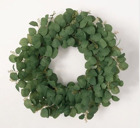 Cream Italian Ruscus Wreath - 31"
