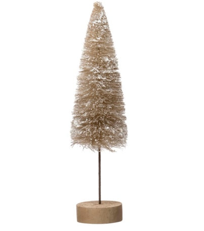 Snowy Tan Sisal Trees