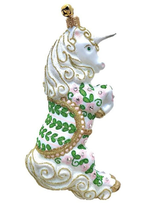 Eunice Unicorn Ornament by JingleNog