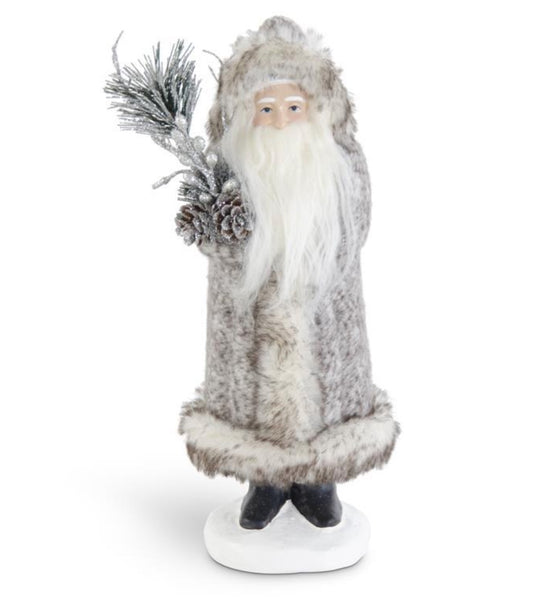 Gray Fur Santa