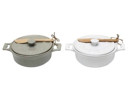 Paulownia Mini Double Handle Wood Bowl - Natural