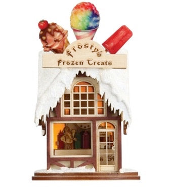 Frosty's Frozen Treats Ginger Cottages by Old World Christmas