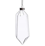 Crystal Shaped Glass Ornament