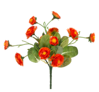 8.5" Calendula Bush - Orange