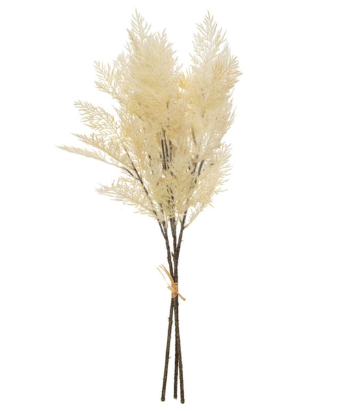 Flocked Faux Reed Plume - 28"