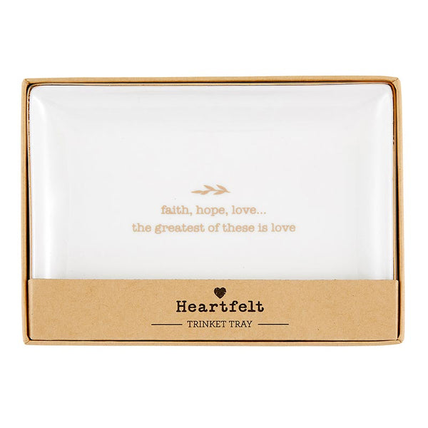 Faith Hope Love Trinket Dish