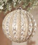 Glittered Mercury Glass Ornament