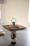 Bottle Topper Zinc Serving Tray