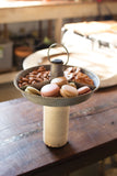 Bottle Topper Zinc Serving Tray