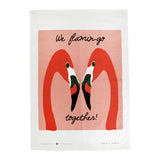 Flamingo Tea Towel