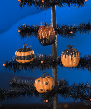 Happy Halloween Pumpkin Ornaments