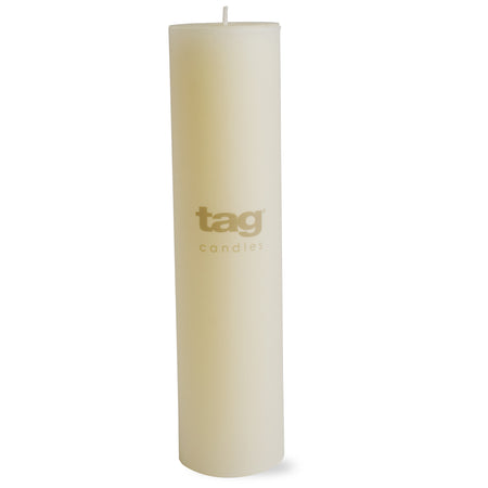 Chapel Candle- White 3x6 Pillar by Tag