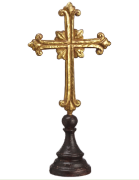 Gold Tabletop Cross