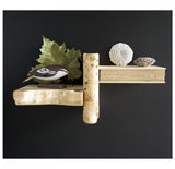 Wood Zig-Zag Bookshelf