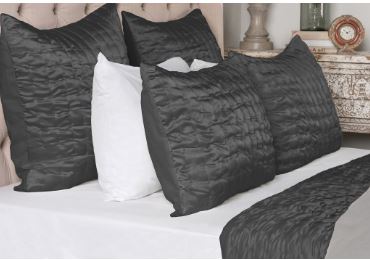Zuri Faux Fur Oversized Bed Throw - Grey