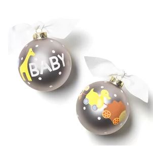 Baby Toy Glass Ornament