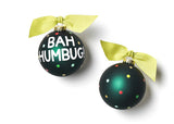 Bah Humbug Glass Ornament