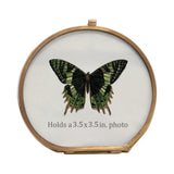 Brass Round Photo Frame