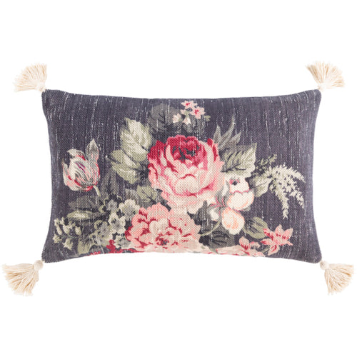 Daphne Navy Floral Pillow