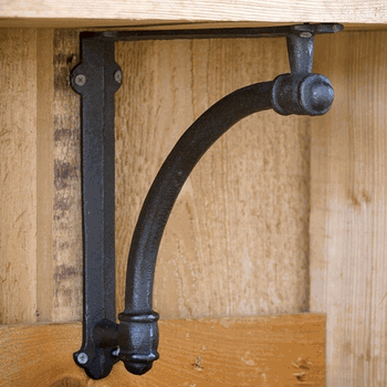 Arched Iron Shelf Bracket