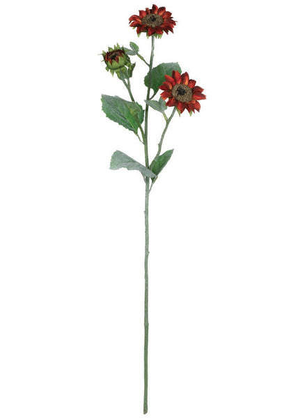 Sunflower Stem- Bronze 28.5"