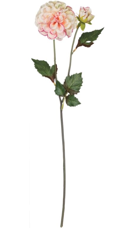 Peony Stem - 17" White