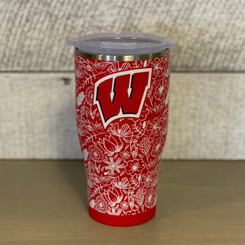Wisconsin Badgers Floral Orca Chaser