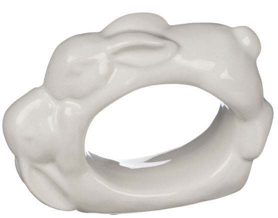 Bunny Ceramic Napkin Ring
