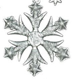 Iced Snowflake Ornaments