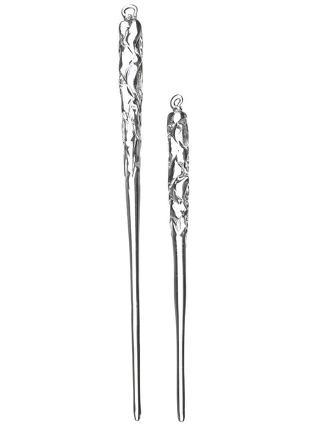 Frosted Lighted Tube Icicle Ornaments