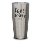 Love Wins Stainless Steel Tumbler