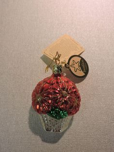 Merry Mushroom Clip-on Ornament by Inge-Glas