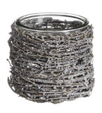 Glittered Twig Candleholder