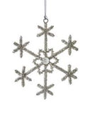 Snowflake Beaded Ornament - 6
