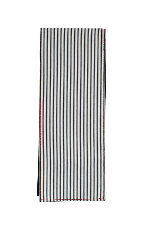 Black Striped Table Runner