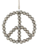 Beaded Peace Sign Ornaments
