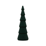 Flocked Green Trees